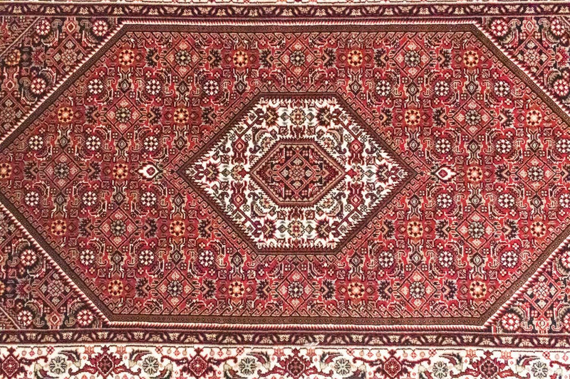 Persisk tæppe - Bijar - 163 x 92 cm - rød