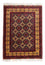 Afghansk tæppe - 143 x 105 cm - blå