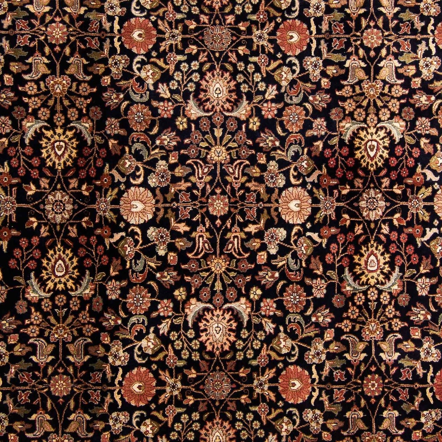 Orientalsk tæppe - Keshan - Indus - 312 x 201 cm - mørkeblå