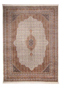 Orientalsk tæppe - Bijar - Indus - 342 x 247 cm - beige