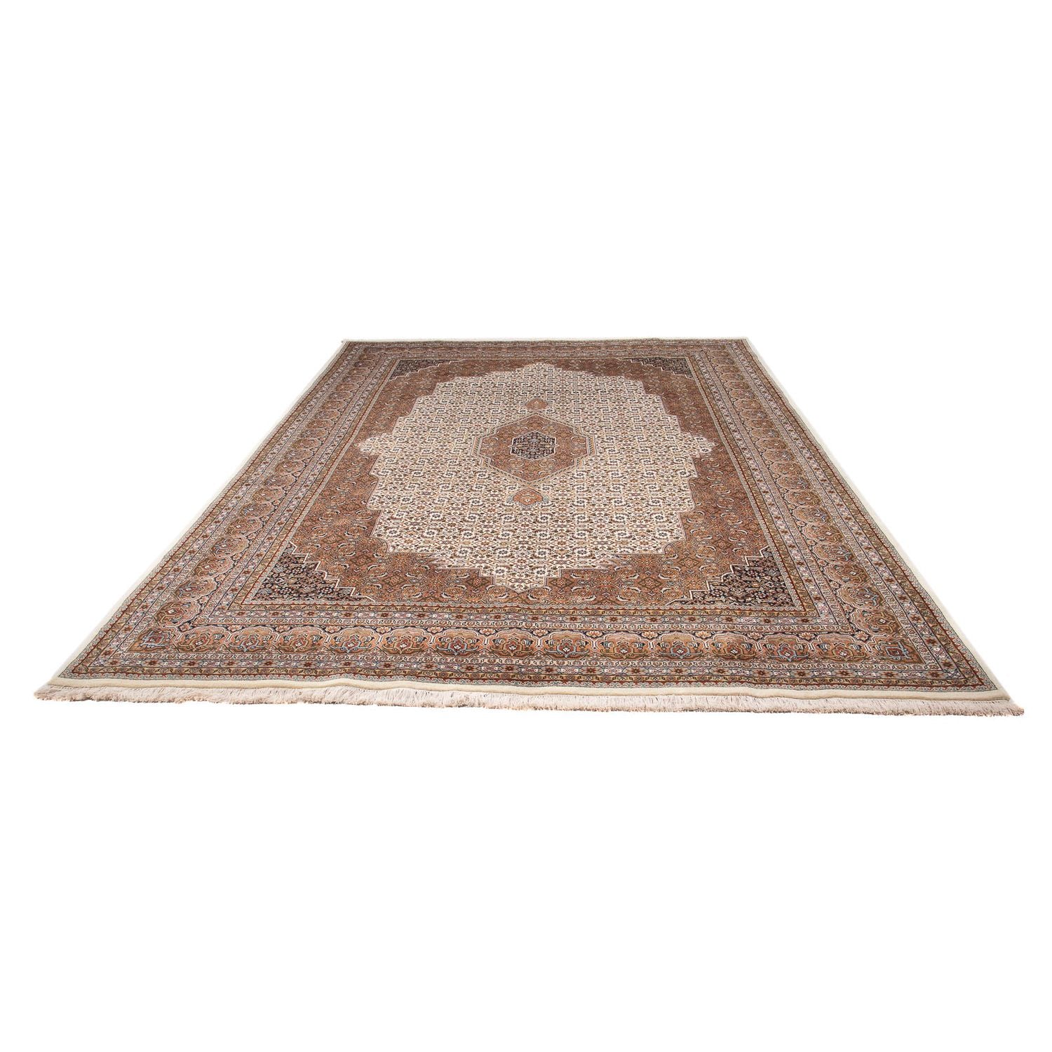 Orientalsk tæppe - Bijar - Indus - 342 x 247 cm - beige