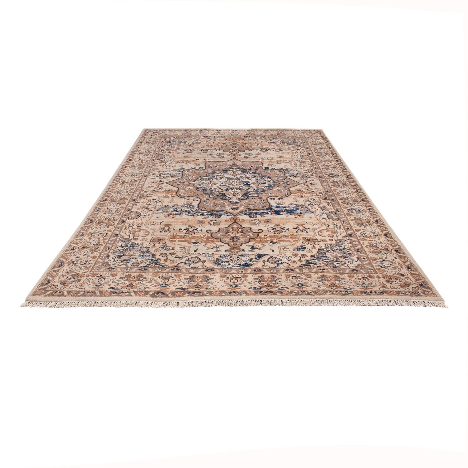 Designer tæppe - 295 x 201 cm - lys brun