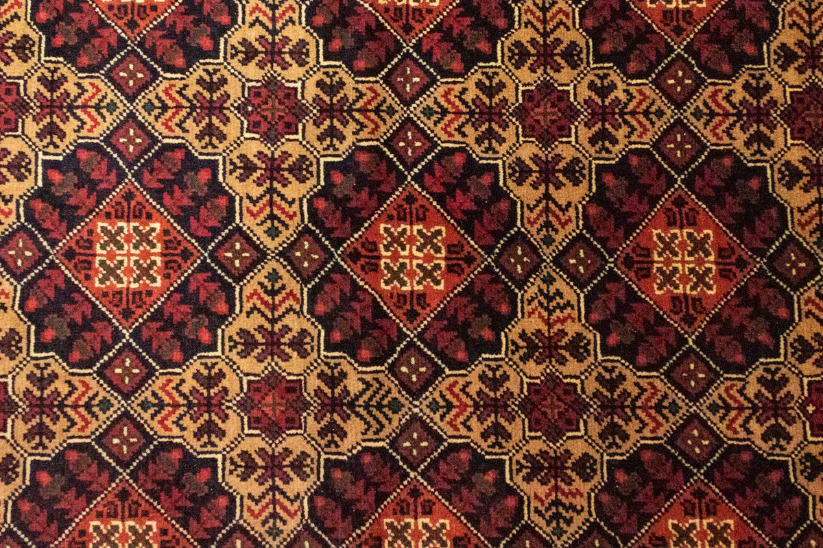 Afghansk tæppe - 150 x 100 cm - blå
