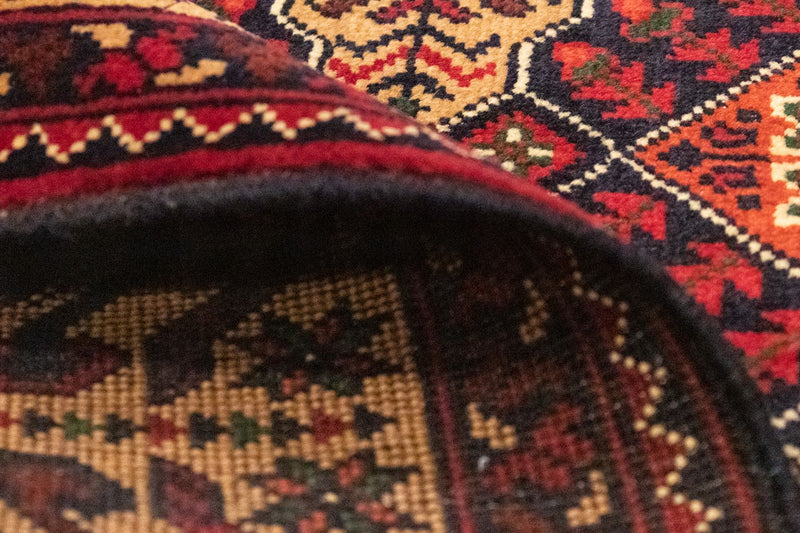 Afghansk tæppe - 150 x 100 cm - blå