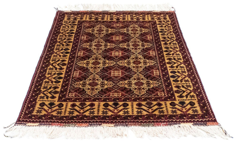 Afghansk tæppe - 150 x 100 cm - blå