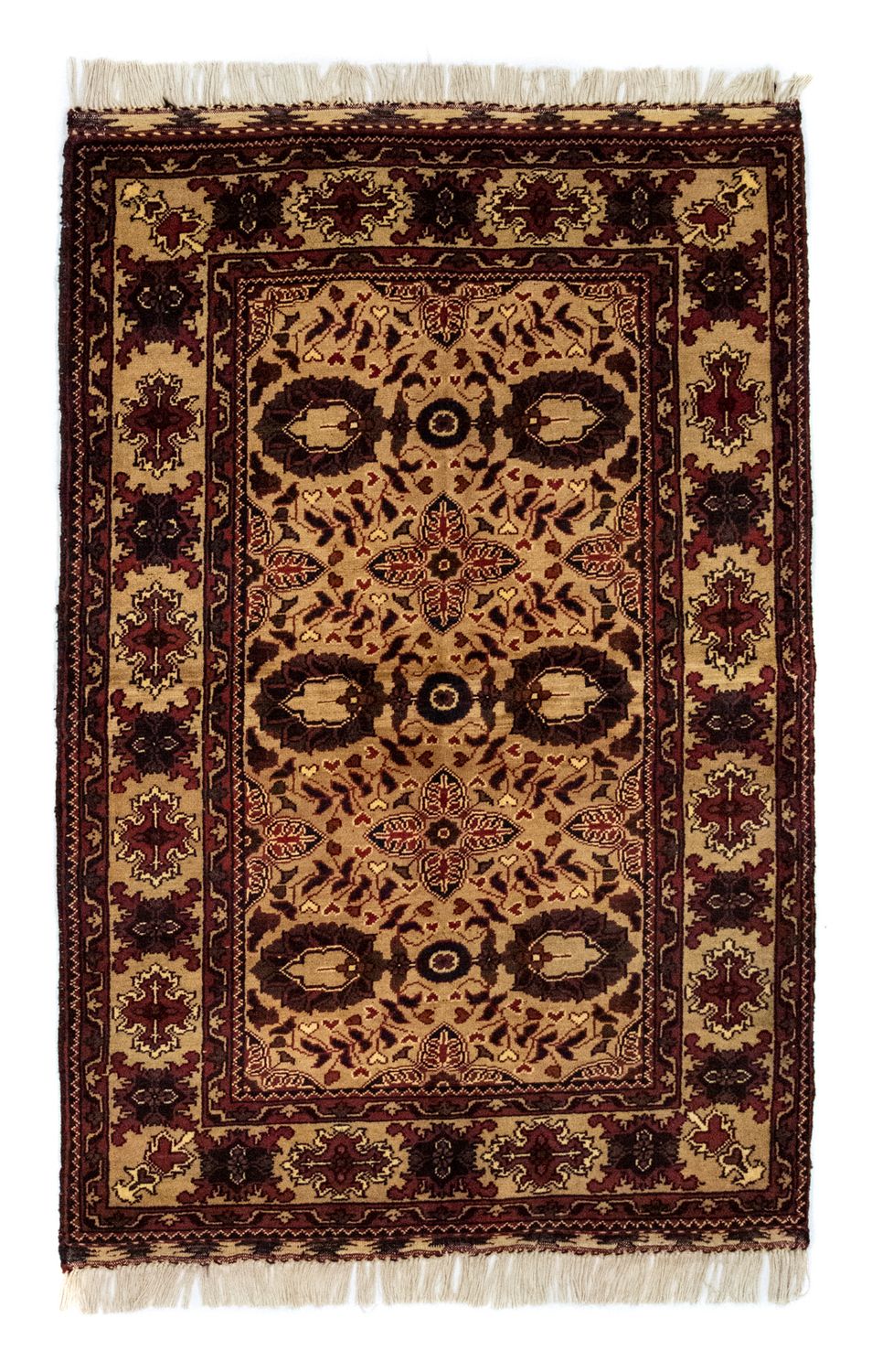 Afghansk tæppe - 156 x 101 cm - blå