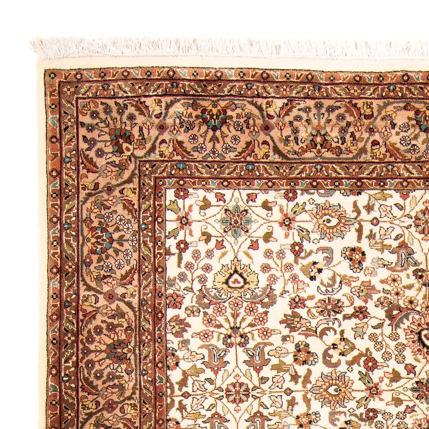 Orientalsk tæppe - Keshan - Indus - 235 x 175 cm - beige