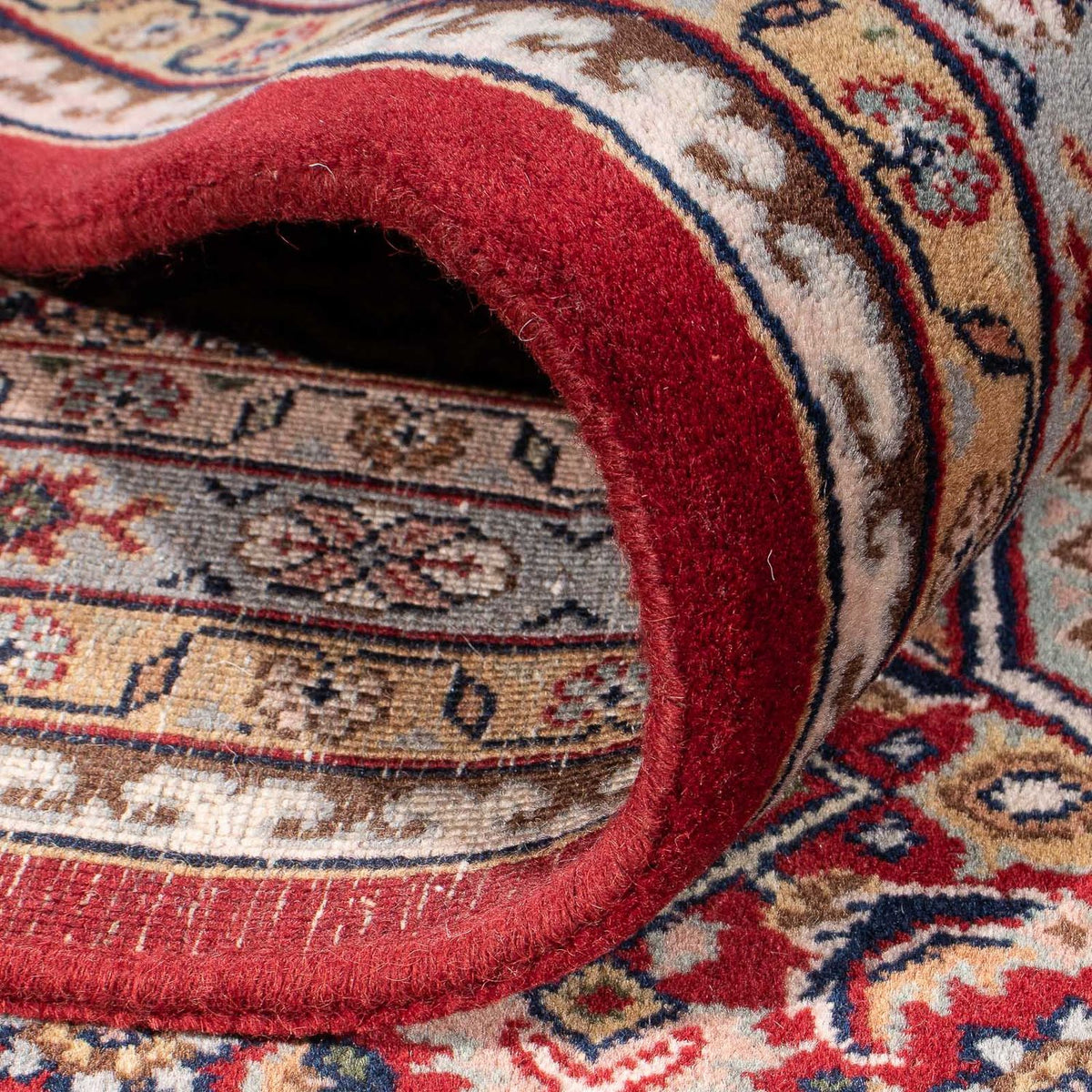 Orientalsk tæppe - Bijar - Indus - 336 x 246 cm - mørkerød