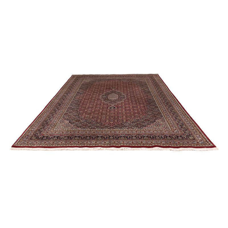 Orientalsk tæppe - Bijar - Indus - 336 x 246 cm - mørkerød