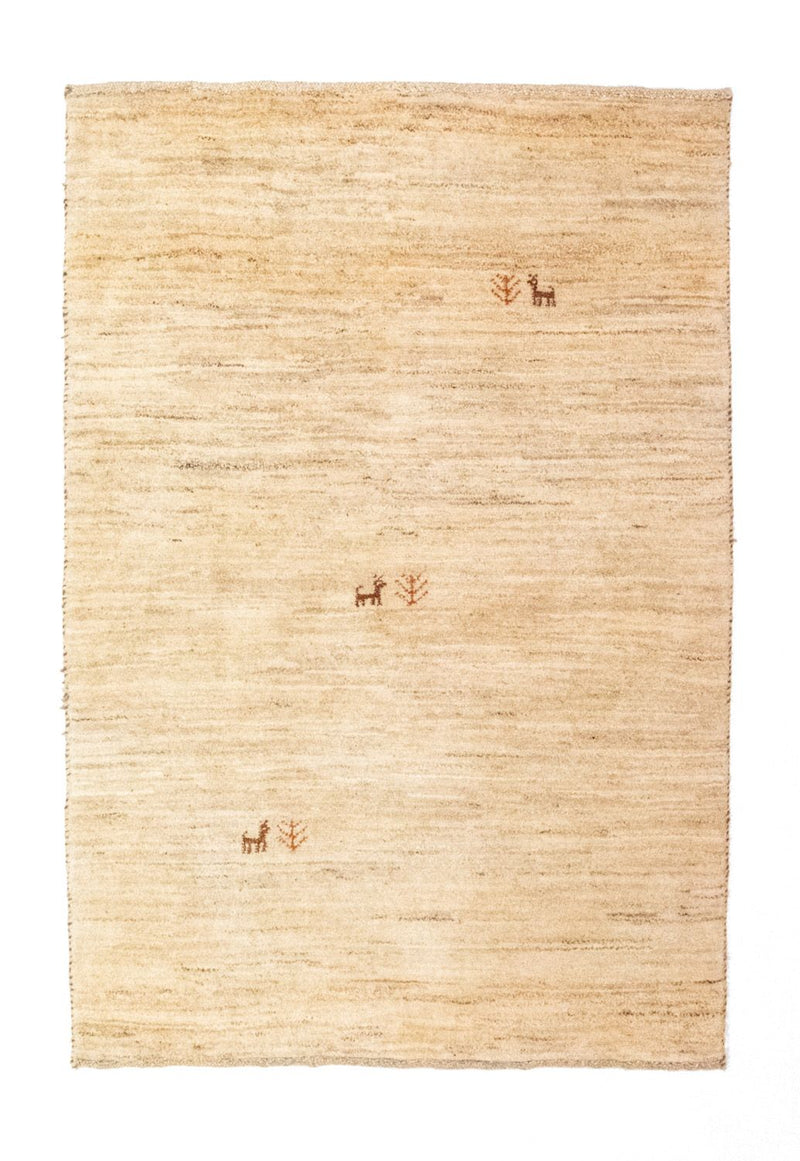 Gabbeh-tæppe - Persisk - 149 x 101 cm - beige
