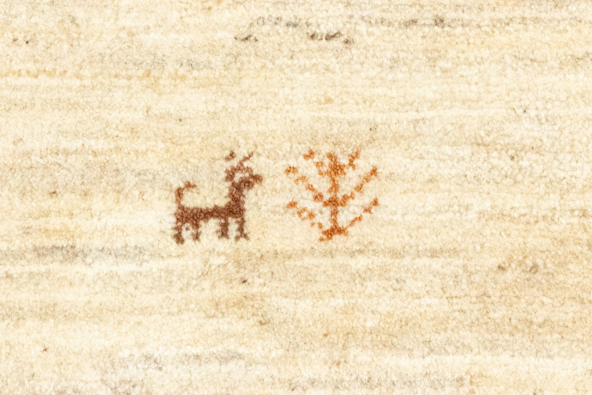 Gabbeh-tæppe - Persisk - 149 x 101 cm - beige