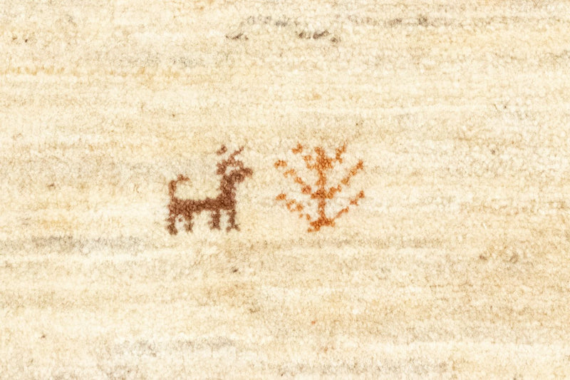 Gabbeh-tæppe - Persisk - 149 x 101 cm - beige