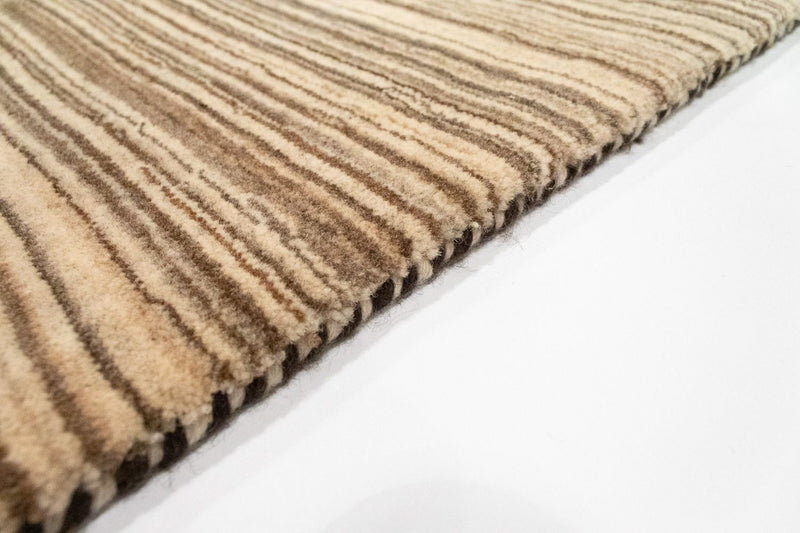 Gabbeh Tæppe - Loribaft Persisk - 297 x 249 cm - brun