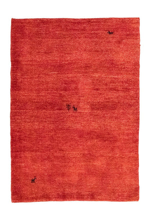 Gabbeh-tæppe - Persisk - 146 x 102 cm - rød