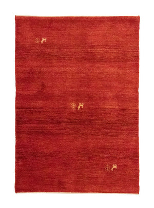 Gabbeh-tæppe - Persisk - 145 x 100 cm - rød