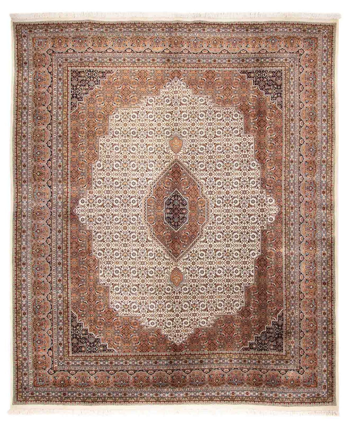 Orientalsk tæppe - Bijar - Indus - 297 x 253 cm - beige