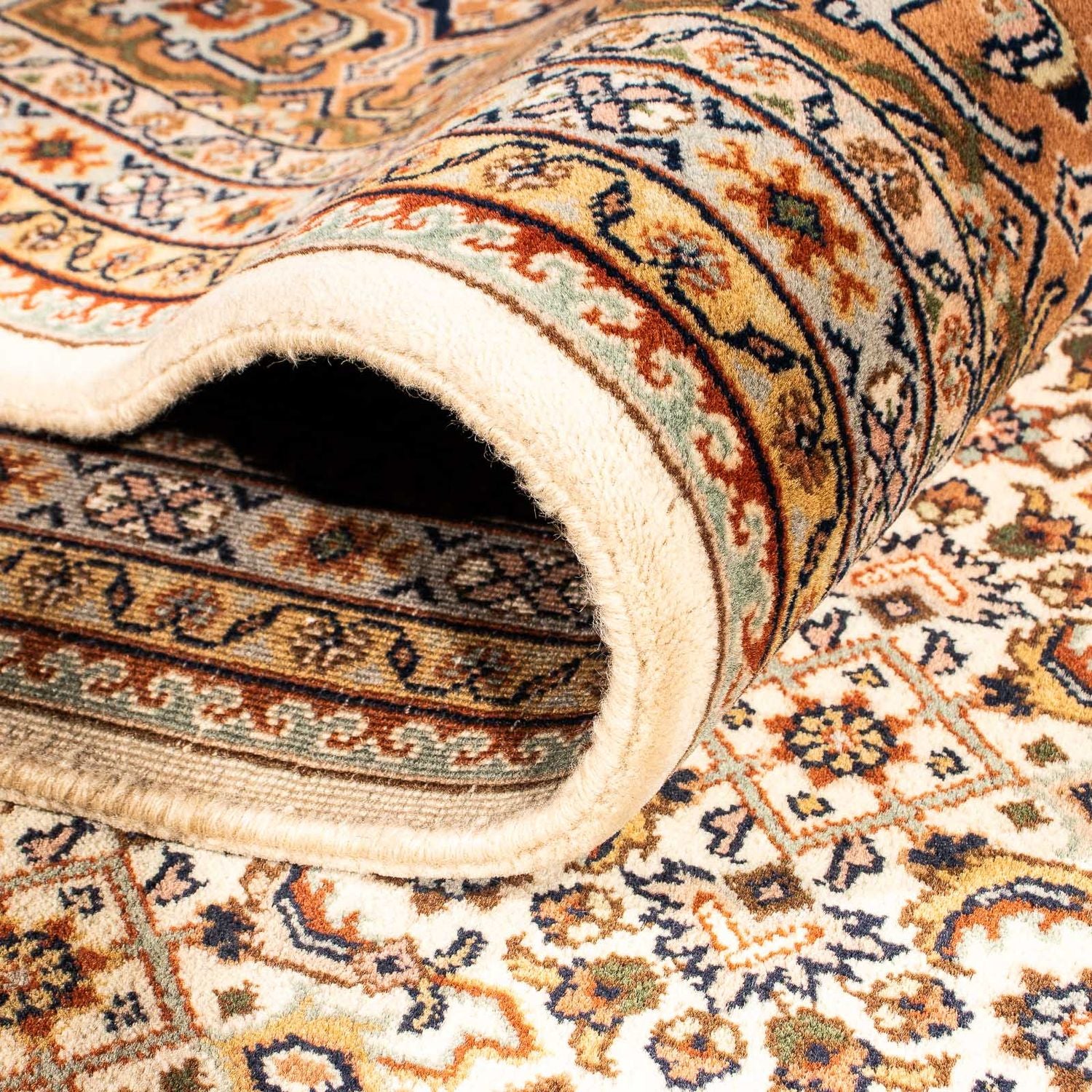 Orientalsk tæppe - Bijar - Indus - 299 x 201 cm - beige
