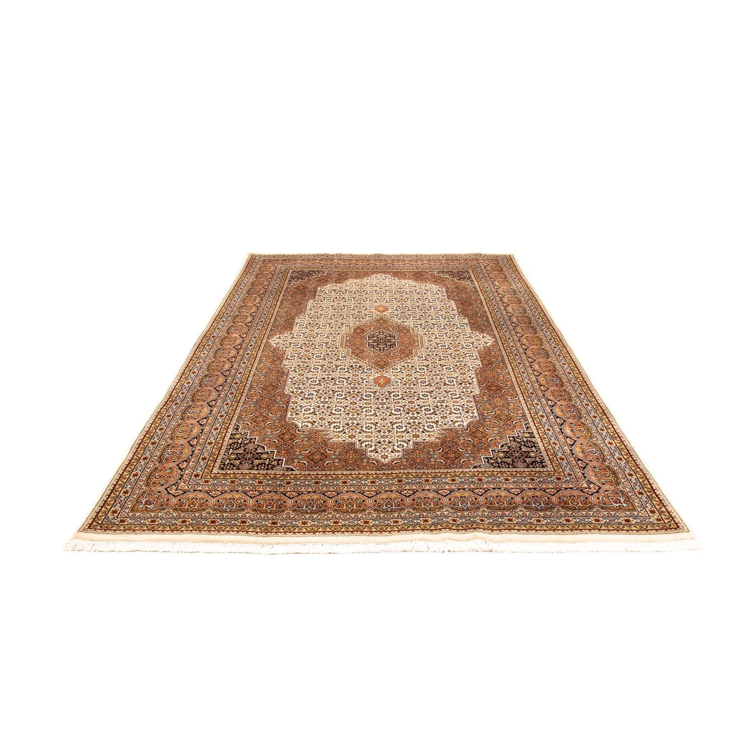Orientalsk tæppe - Bijar - Indus - 299 x 201 cm - beige