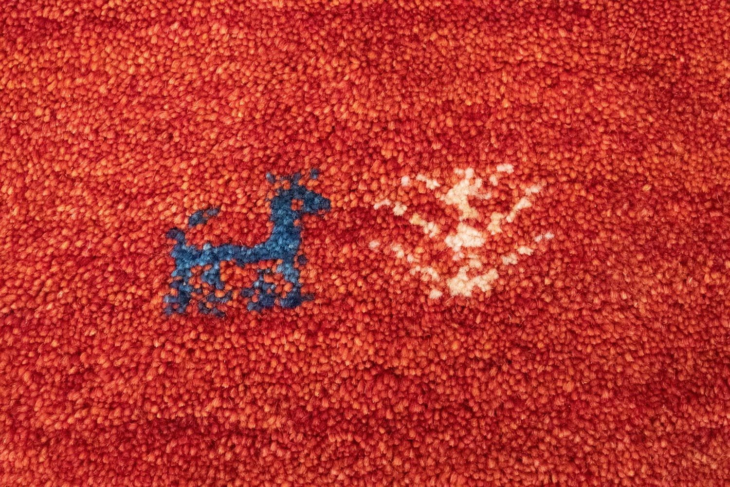 Gabbeh-tæppe - Persisk - 154 x 96 cm - orange