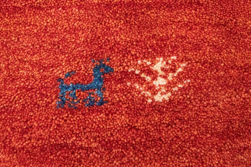 Gabbeh-tæppe - Persisk - 154 x 96 cm - orange