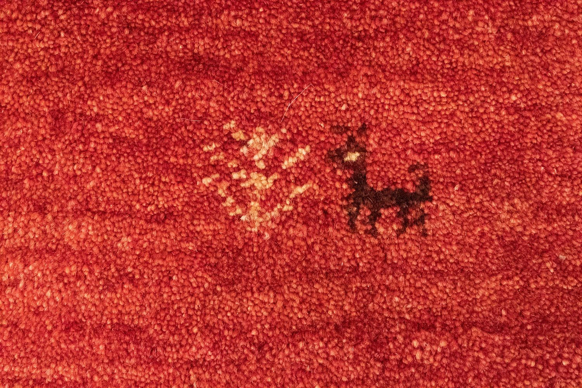 Gabbeh-tæppe - Persisk - 143 x 100 cm - orange