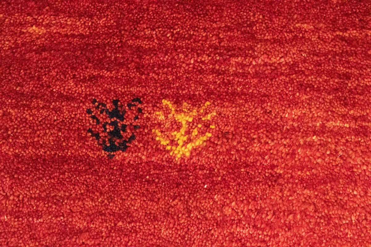 Gabbeh-tæppe - Persisk - 140 x 100 cm - rød