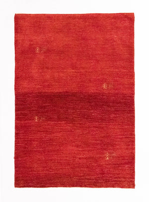 Gabbeh-tæppe - Persisk - 145 x 100 cm - rød