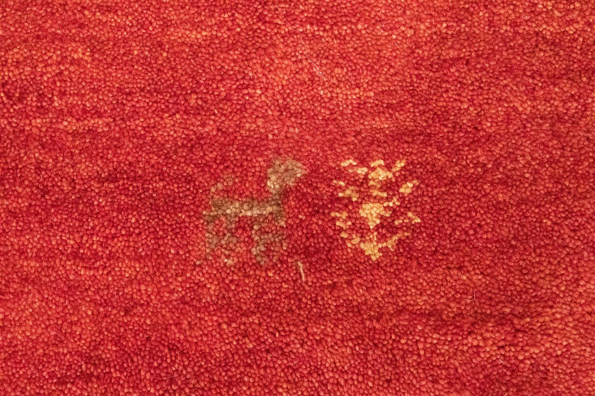 Gabbeh-tæppe - Persisk - 145 x 100 cm - rød