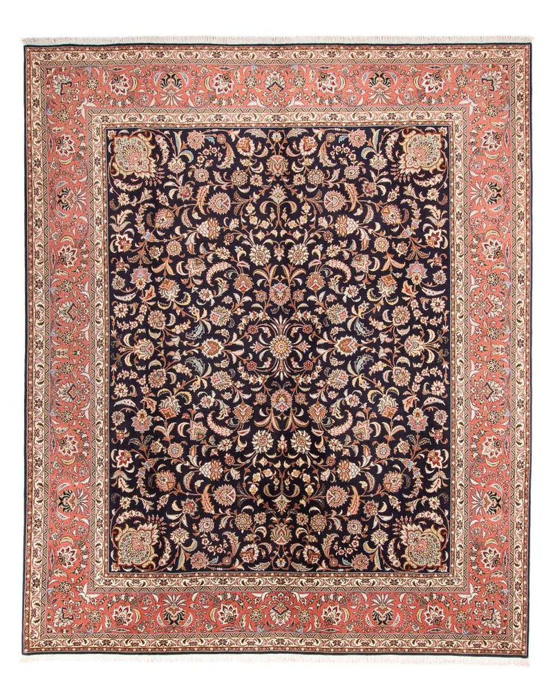 Persisk tæppe - Tabriz - Royal - 305 x 250 cm - mørkeblå
