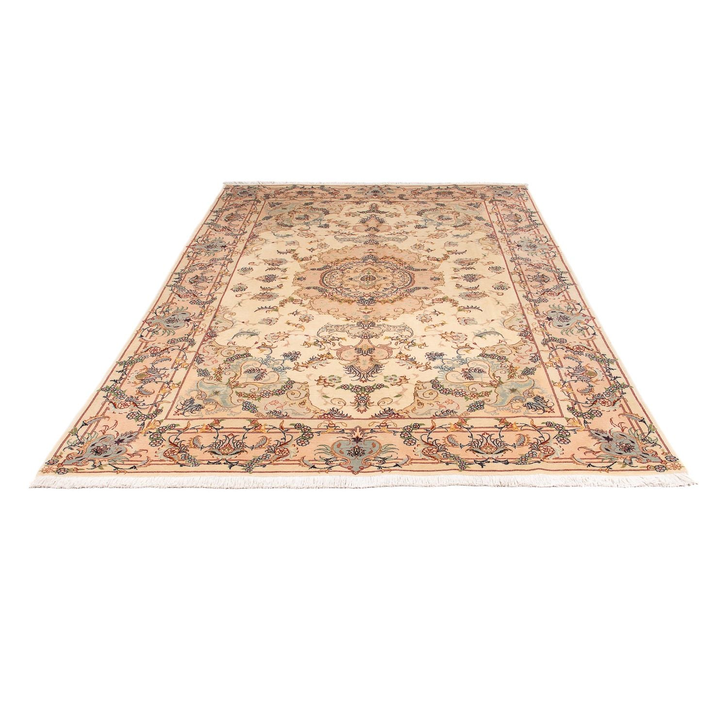 Persisk tæppe - Tabriz - Royal - 302 x 205 cm - beige