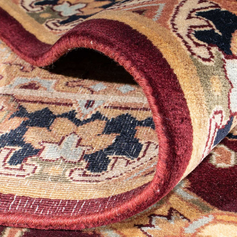 Orientalsk tæppe - Keshan - Indus - 307 x 244 cm - mørkerød