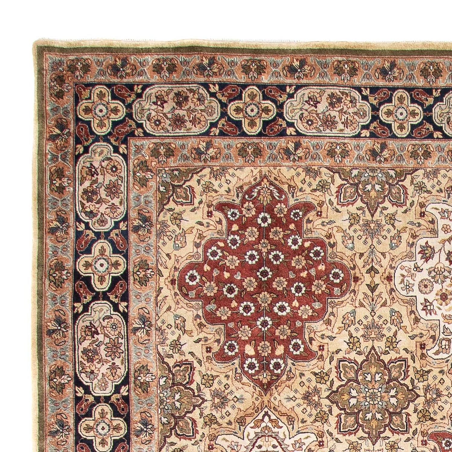 Orientalsk tæppe - Keshan - Indus - 320 x 242 cm - beige