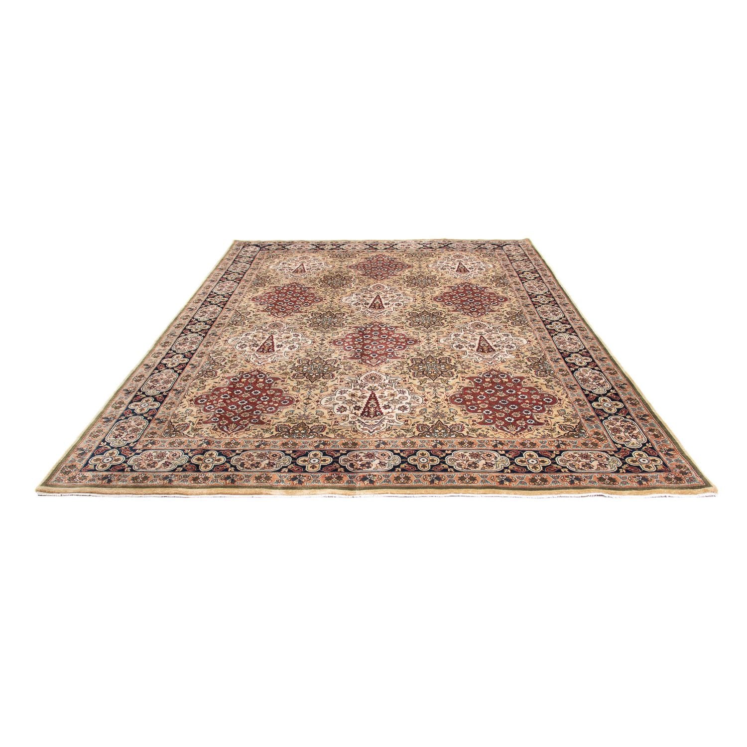 Orientalsk tæppe - Keshan - Indus - 320 x 242 cm - beige