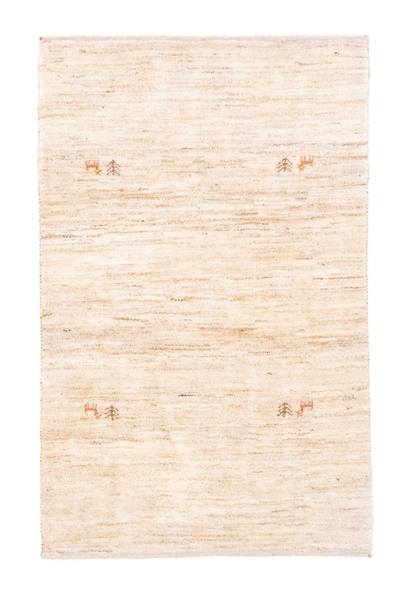 Gabbeh-tæppe - Persisk - 155 x 100 cm - beige