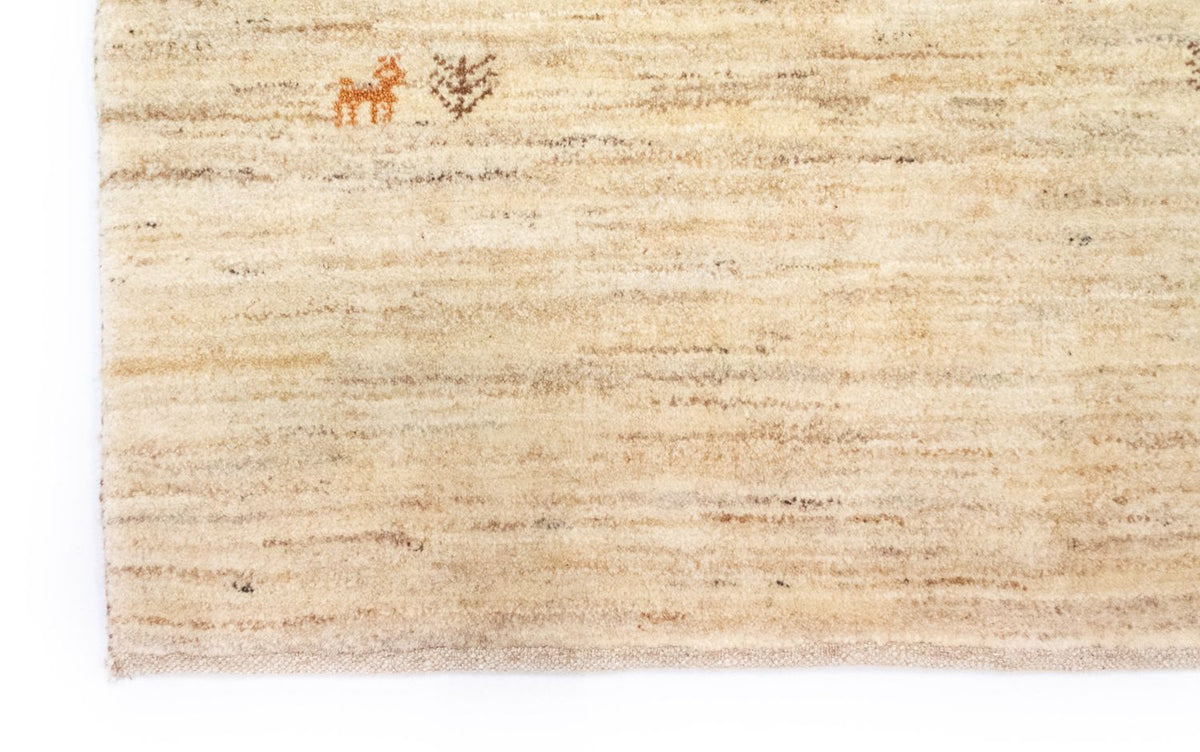 Gabbeh-tæppe - Persisk - 155 x 100 cm - beige