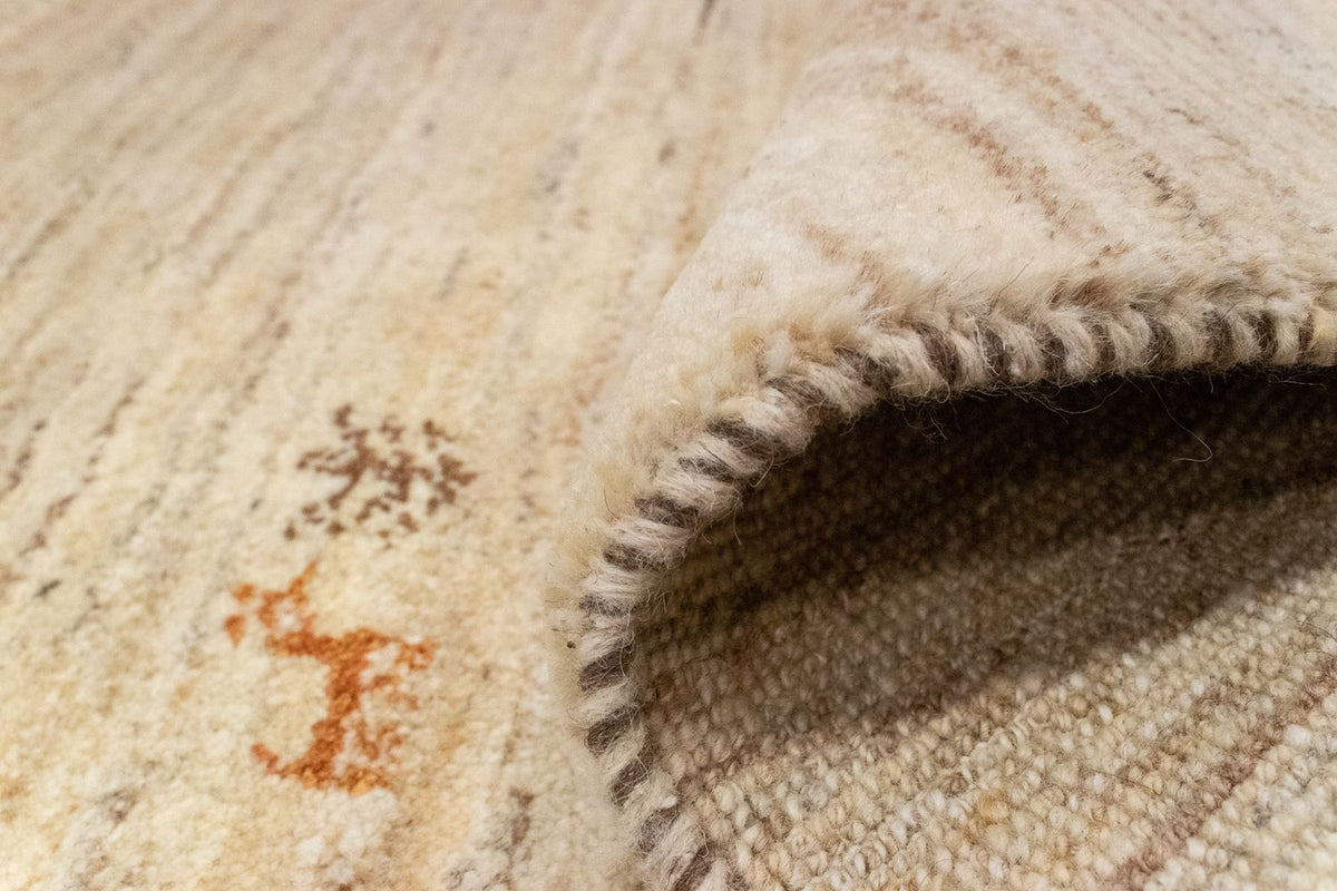 Gabbeh-tæppe - Persisk - 155 x 100 cm - beige