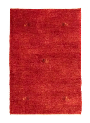 Gabbeh-tæppe - Persisk - 147 x 99 cm - rød