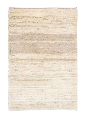 Gabbeh-tæppe - Persisk - 145 x 95 cm - beige