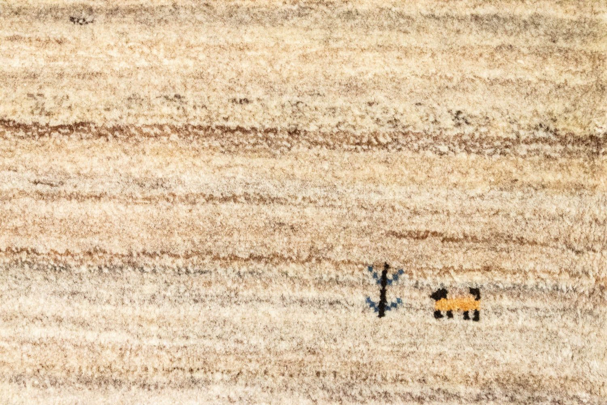 Gabbeh-tæppe - Persisk - 129 x 74 cm - flerfarvet
