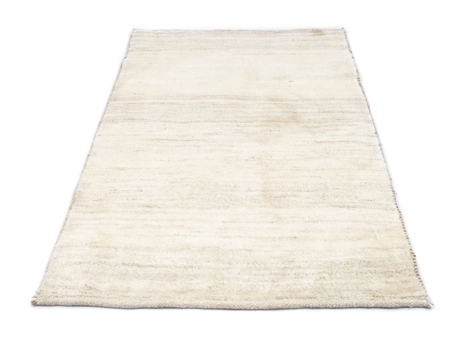 Gabbeh-tæppe - Persisk - 135 x 73 cm - naturlig hvid