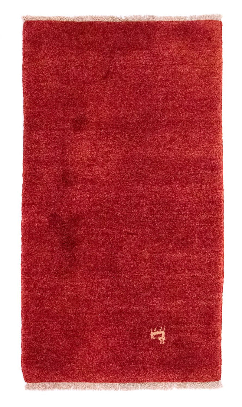 Gabbeh-tæppe - Persisk - 144 x 79 cm - rød