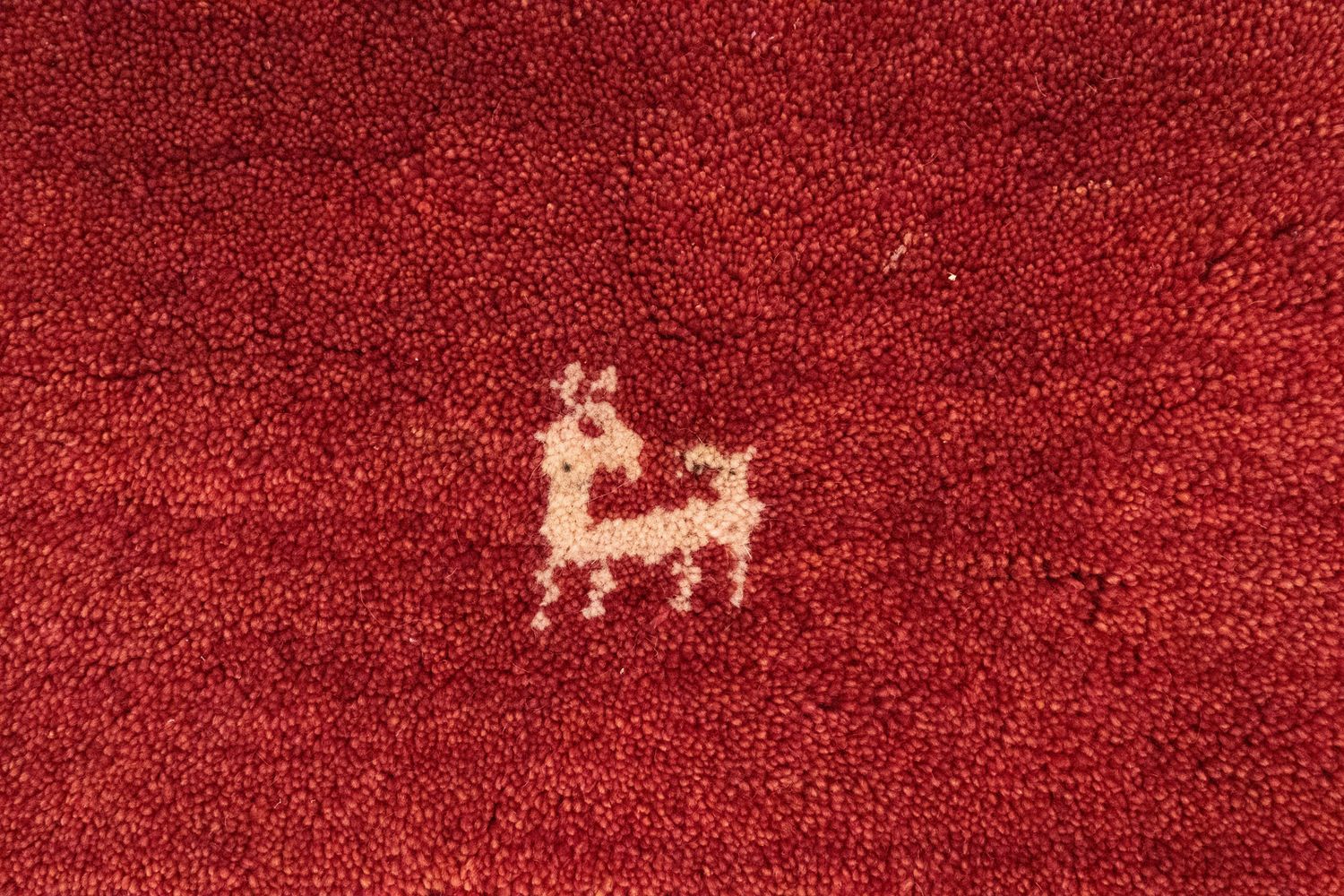 Gabbeh-tæppe - Persisk - 144 x 79 cm - rød