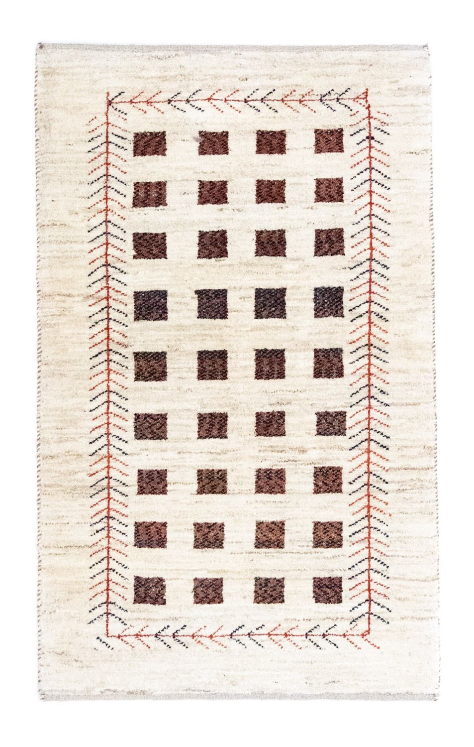 Gabbeh-tæppe - Persisk - 135 x 84 cm - beige