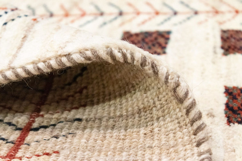 Gabbeh-tæppe - Persisk - 135 x 84 cm - beige
