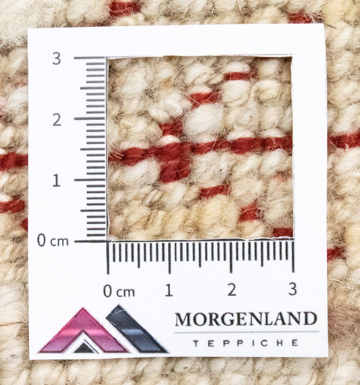 Gabbeh-tæppe - Persisk - 135 x 84 cm - beige