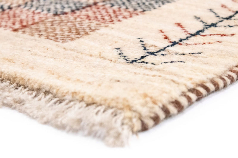 Gabbeh-tæppe - Persisk - 135 x 80 cm - beige