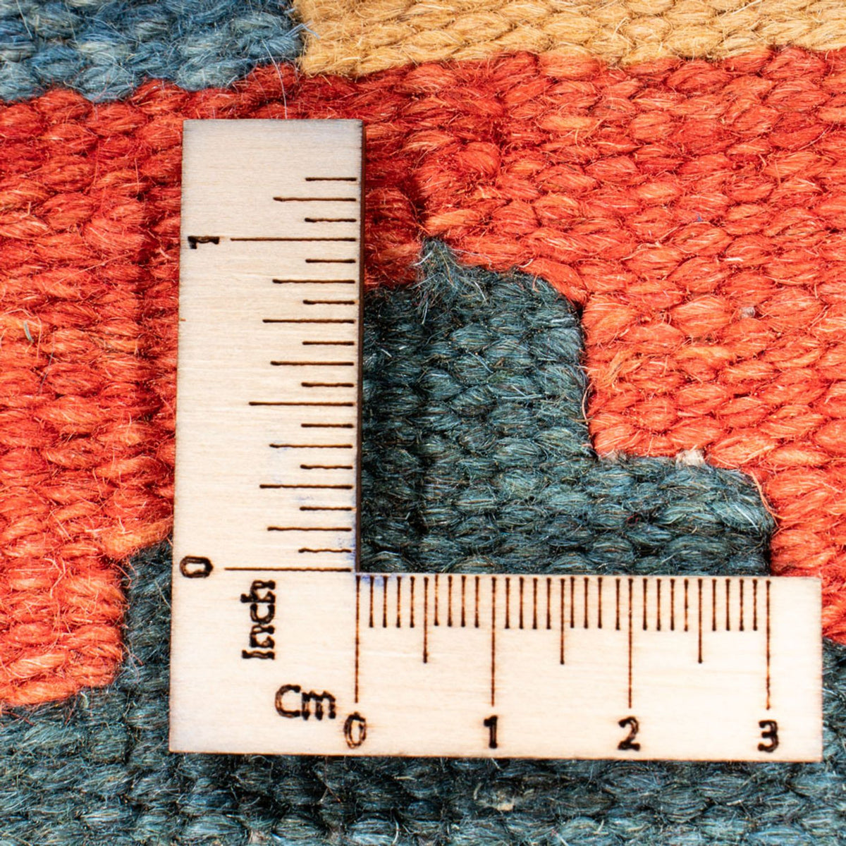 Løber Kelim-tæppe - orientalsk - 207 x 62 cm - mørkerød