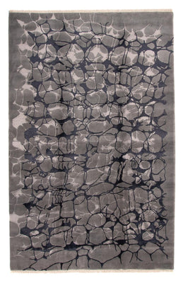 Designer tæppe - 303 x 207 cm - mørkegrå