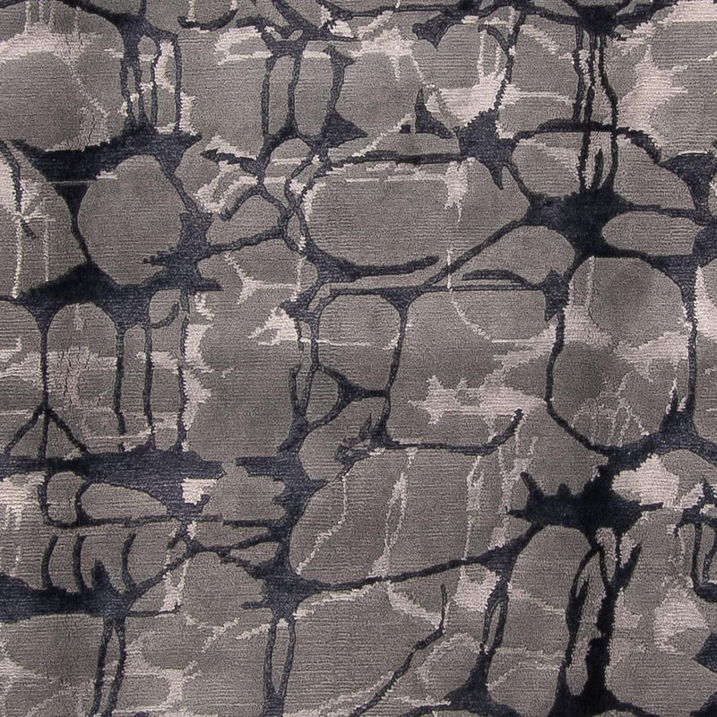 Designer tæppe - 303 x 207 cm - mørkegrå
