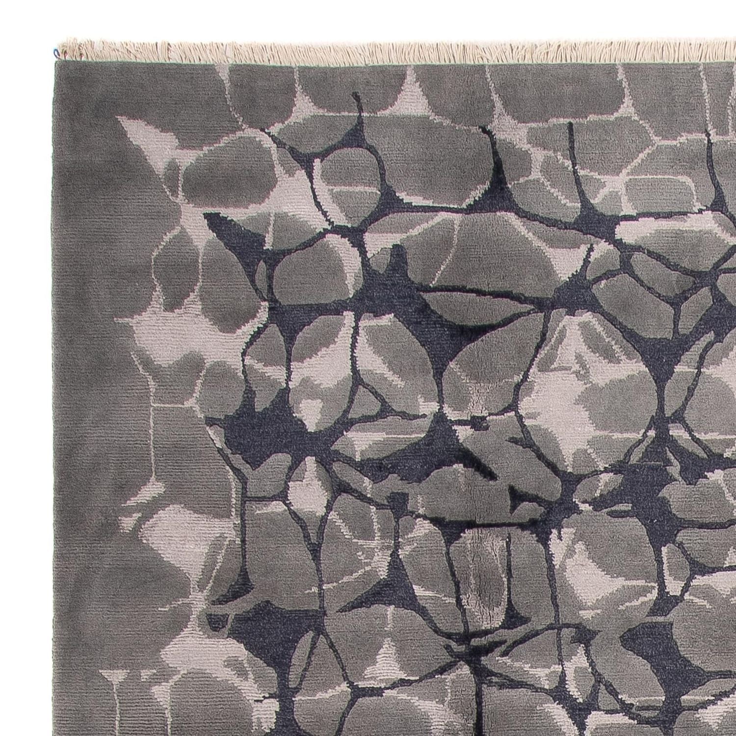 Designer tæppe - 303 x 207 cm - mørkegrå